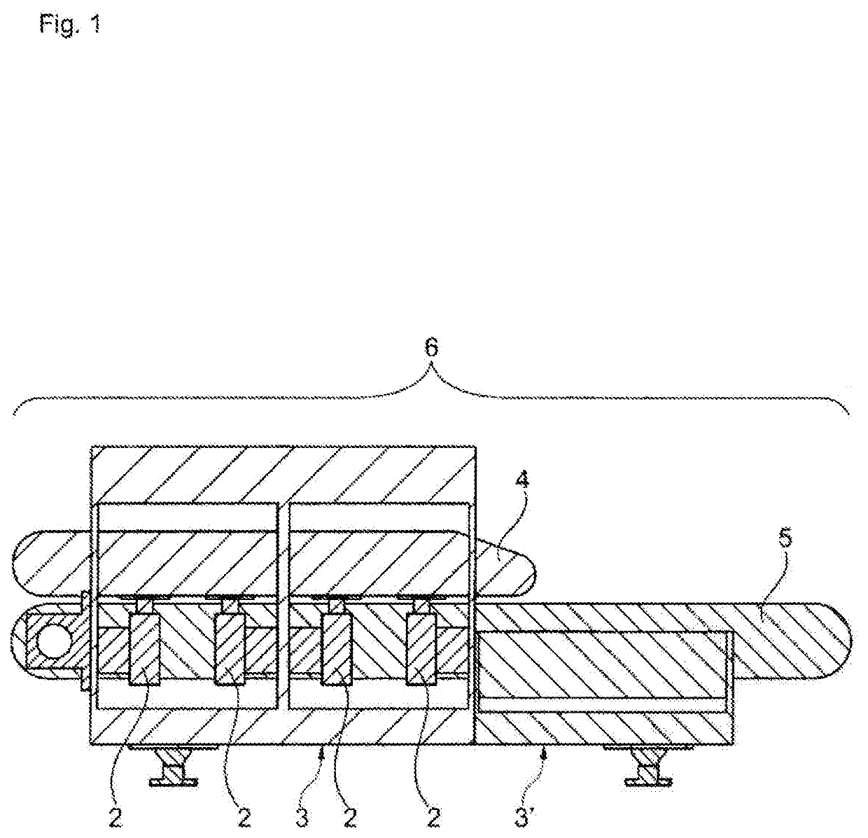 Machining device and method for assembling the machining device