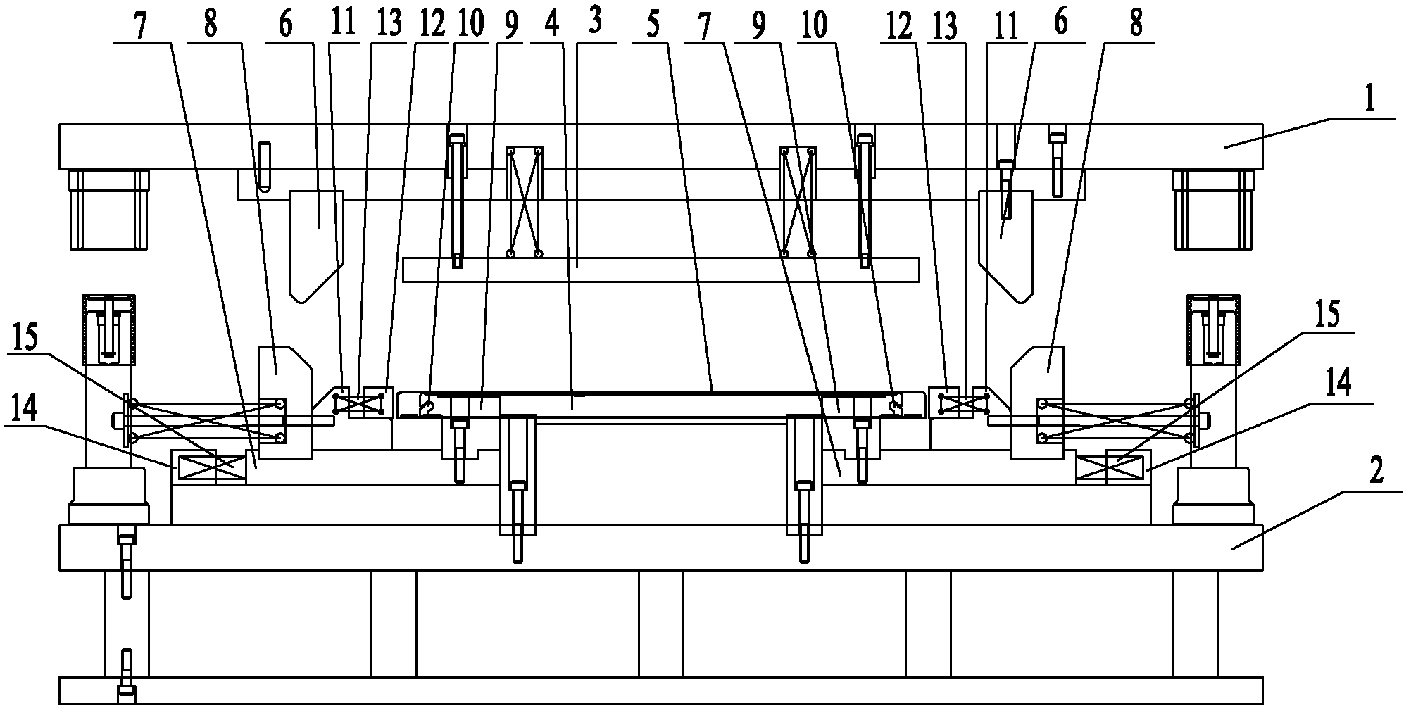 Mold with swing type stripping structure