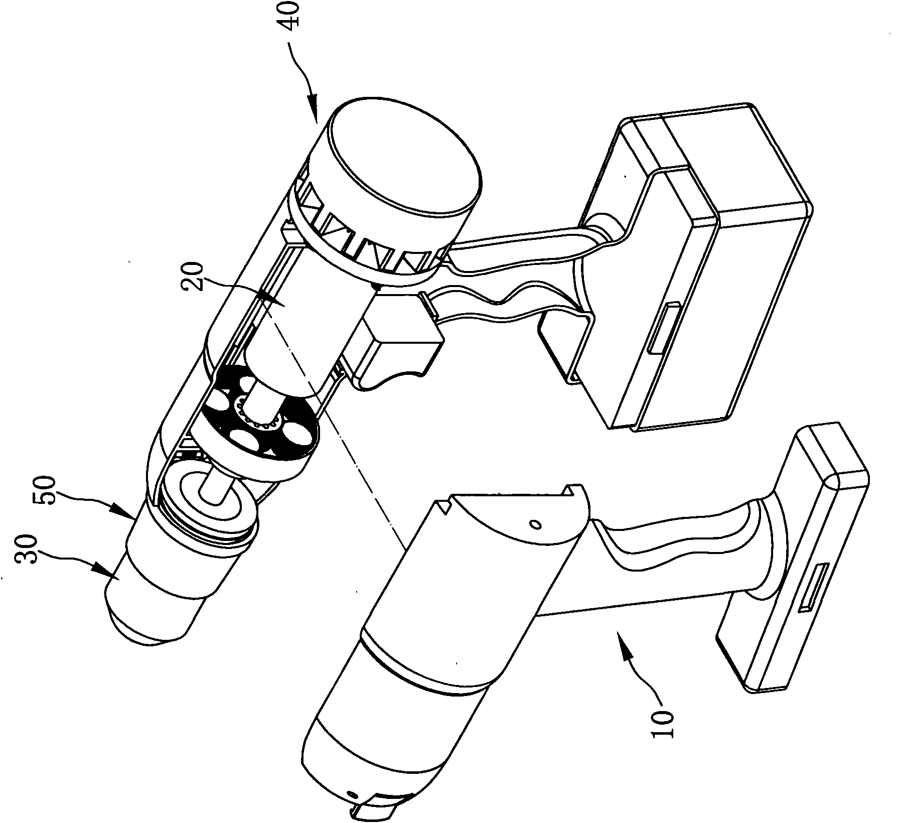 Power tool with slidable storage device