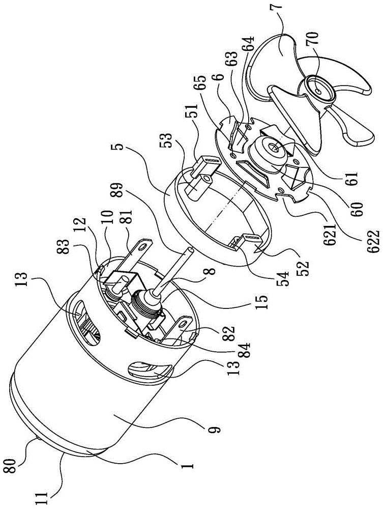 Motor heat dissipation structure