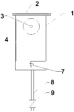 Automatic control compressed air drainage device