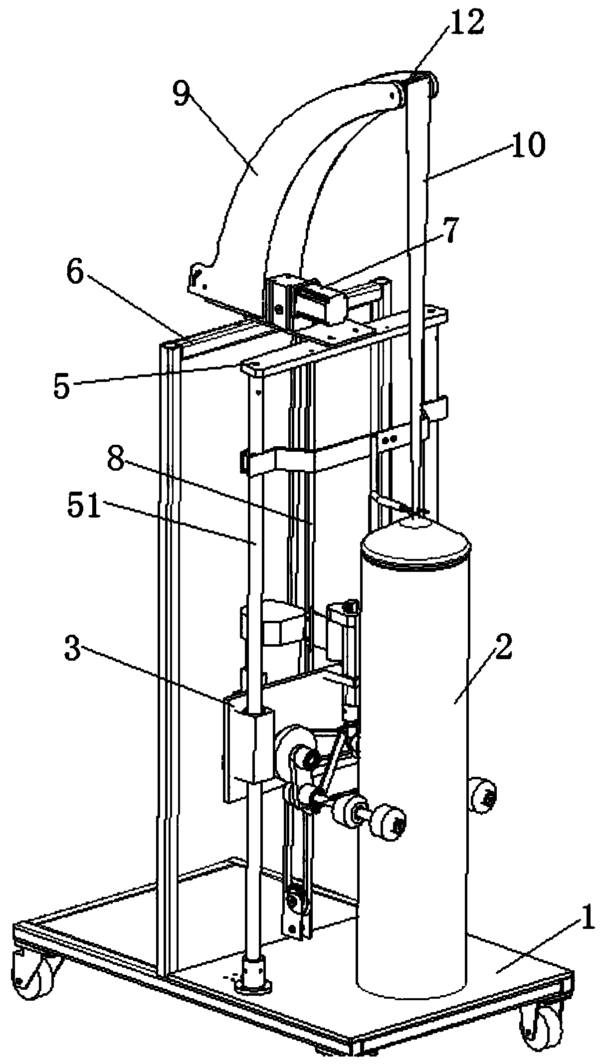 Mesh bag feeding machine