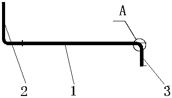 A Z-type double right-angle high-pressure forming table panel and its production method