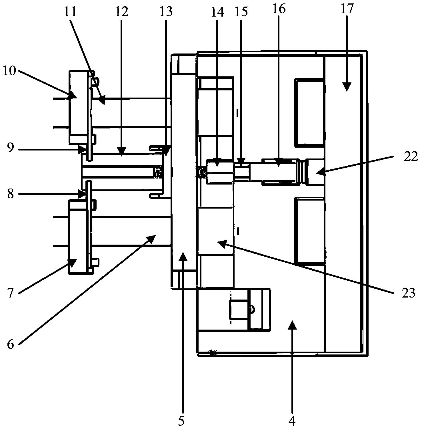 A medical pump with an automatic disengagement mechanism