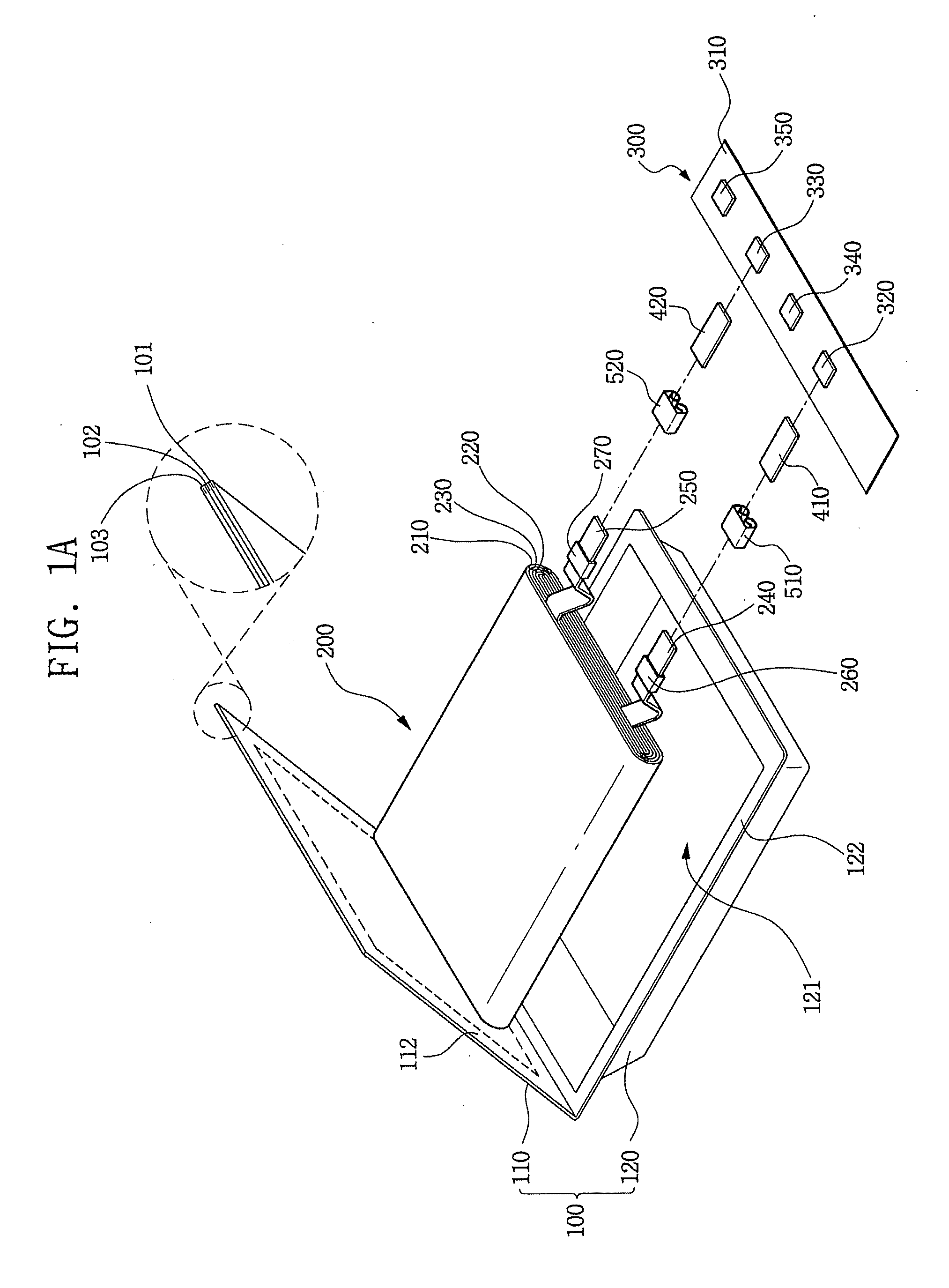 Squeeze pin and secondary battery using the same