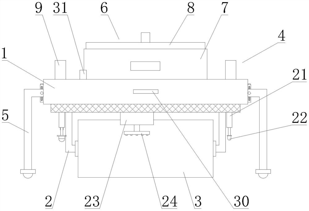 Compression test device for highway engineering