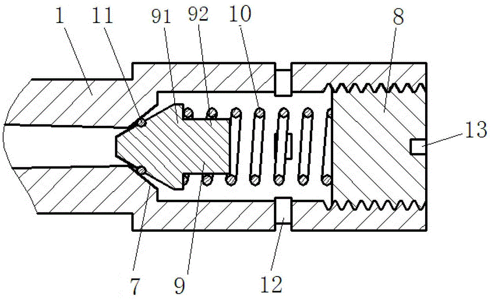 Injection nozzle for sprinkling irrigation and fertilization of circular sprinkling irrigation machine