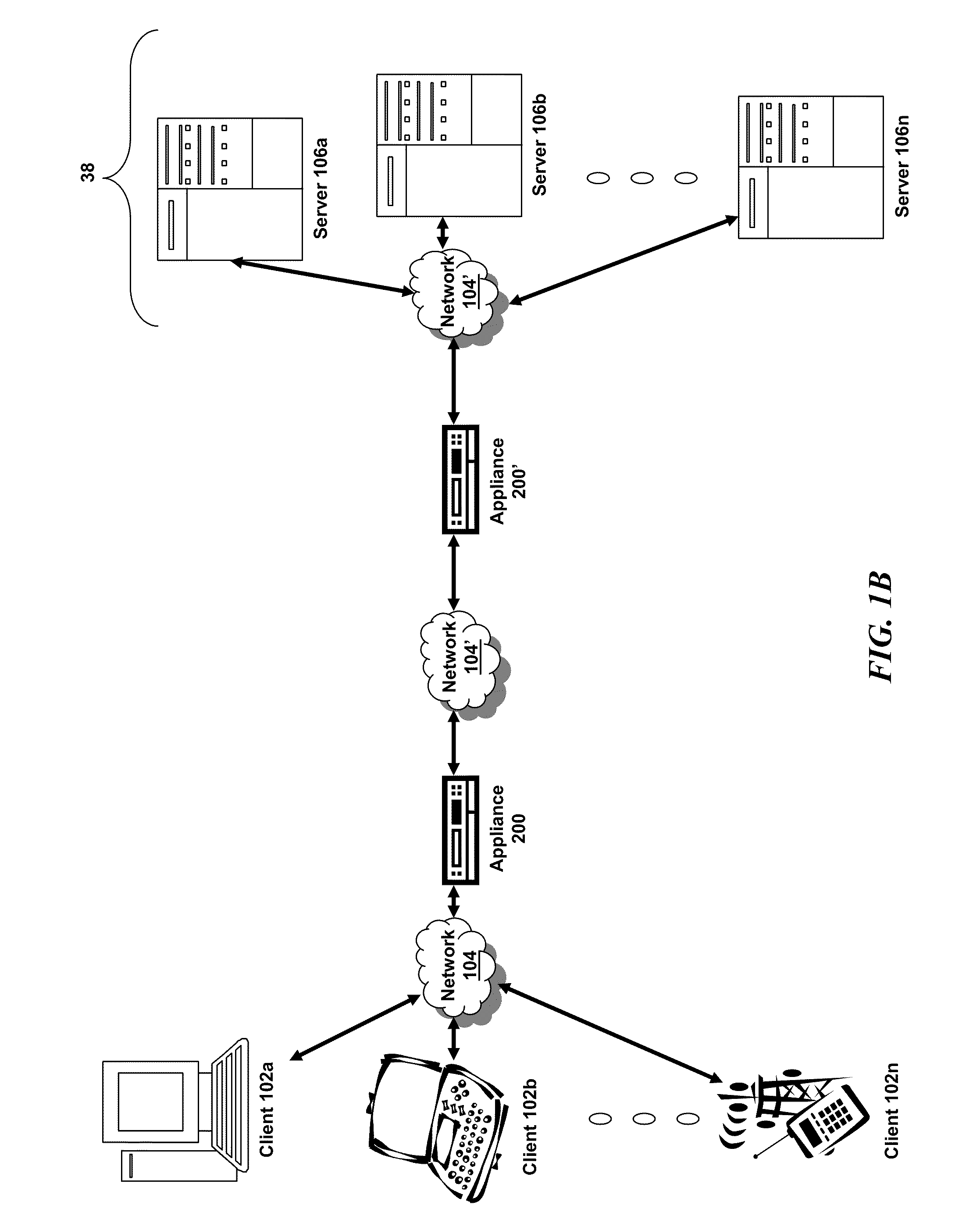 Systems and methods for trace filters by association of client to vserver to services