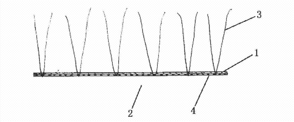 Artificial scalp for hair wearing and preparation method thereof