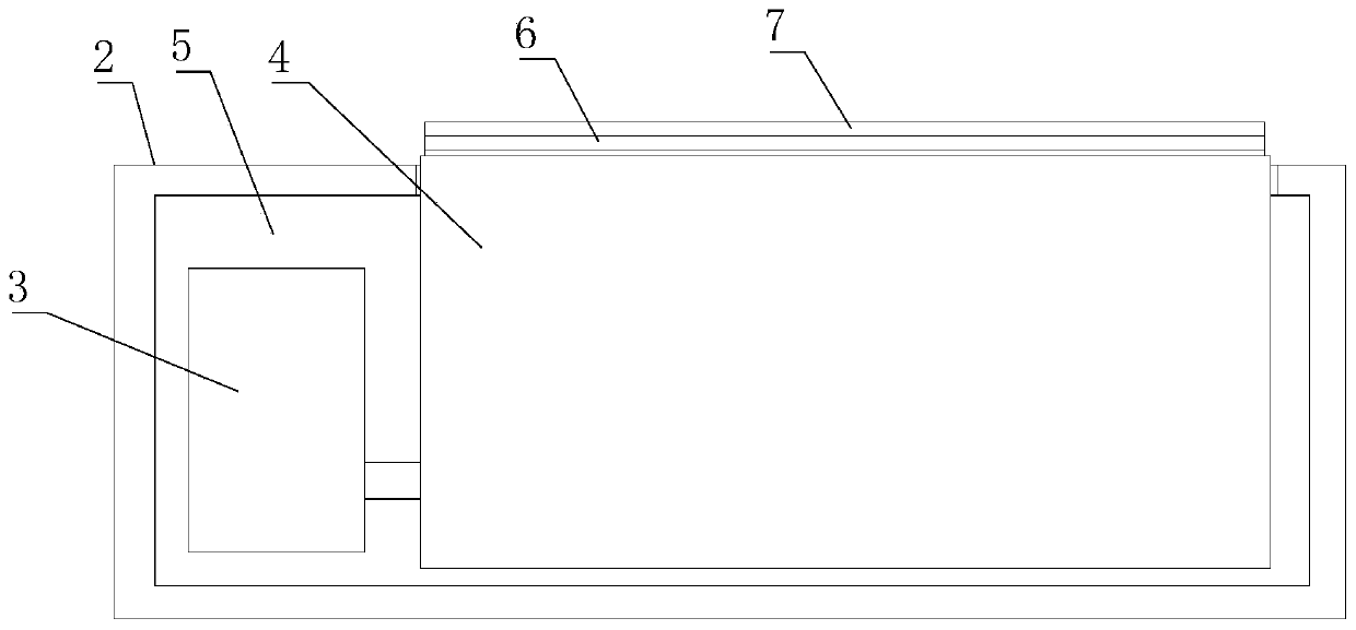 Storage and transportation device used for semiconductor chips and use method thereof