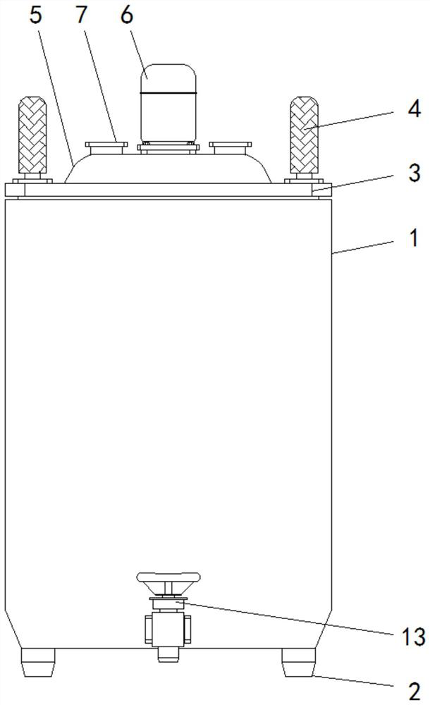 Medicine decocting device for producing and processing traditional Chinese medicine injection