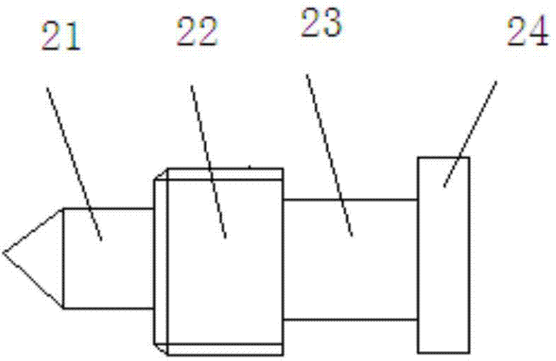 Adjustable machine head of plastic extruding machine