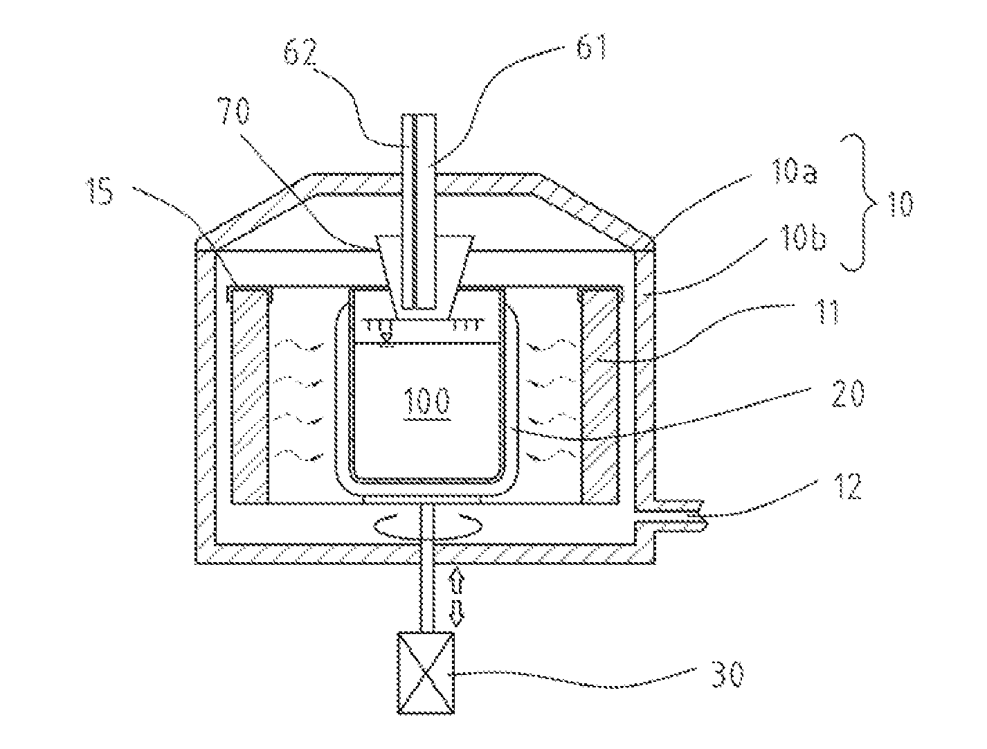 Apparatus for purifying metallurgical silicon for solar cells