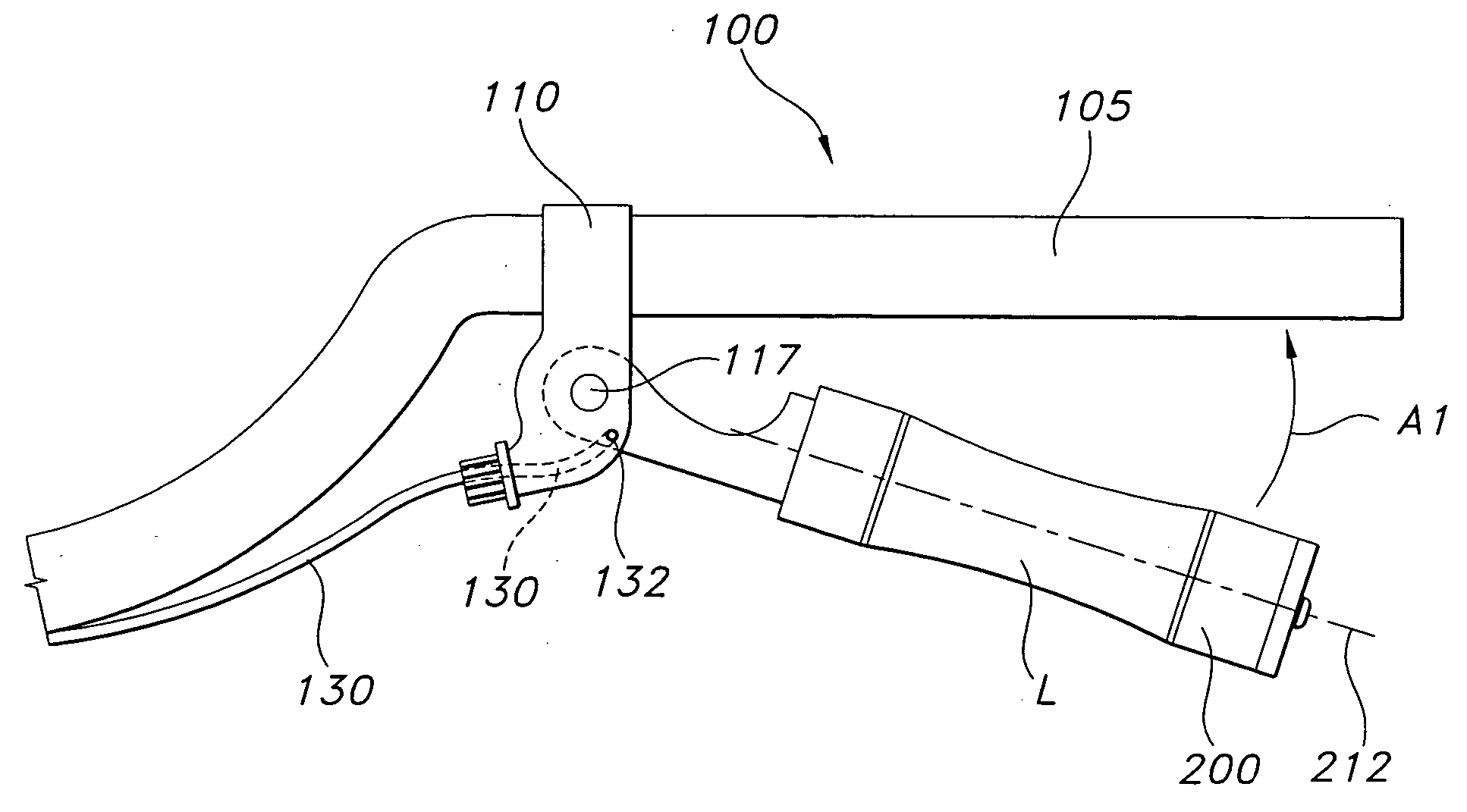 Actuation lever