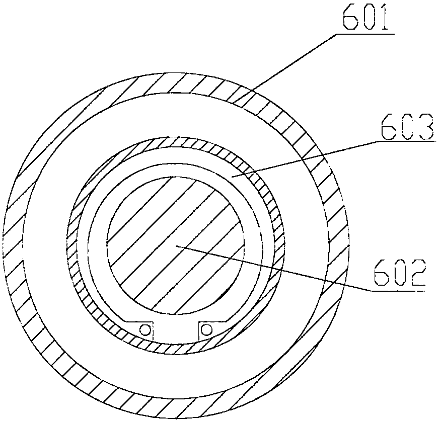 Temperature-controlled industrial constant-temperature device of hydraulic bypass with piston type pressure-relief valve