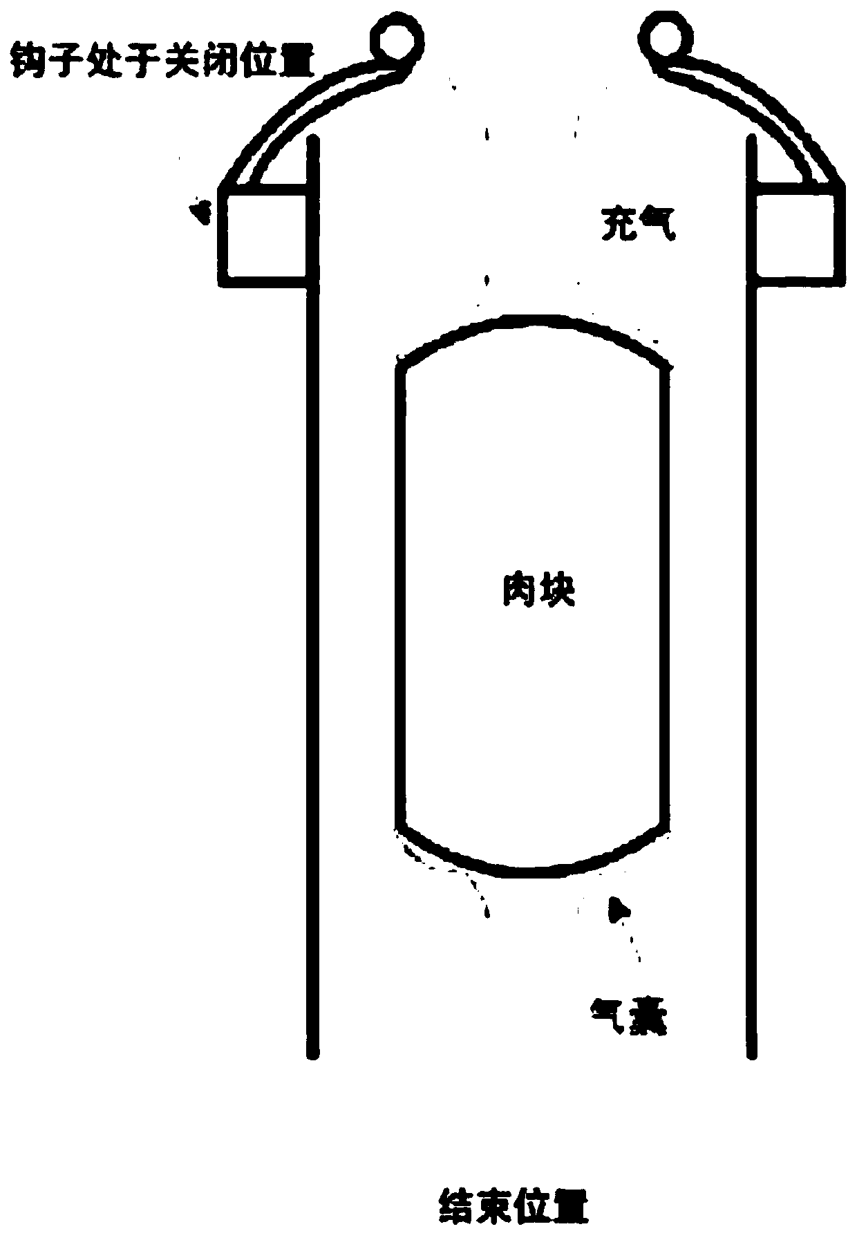 Method for improving absorption capacity of pork neck meat juice through multiple microbial fermentation