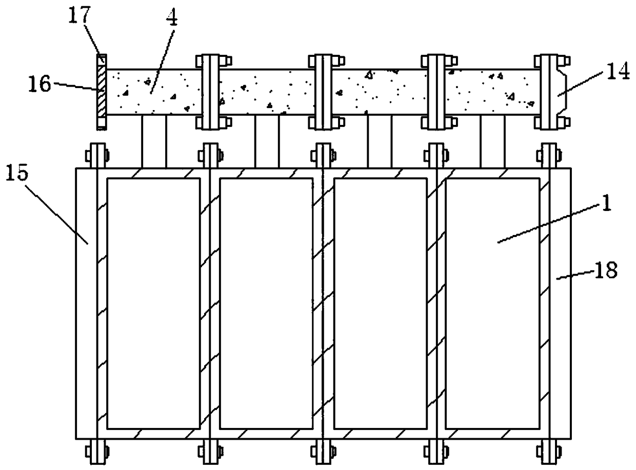 Water inlet device convenient for removing bubbles for combustion boiler