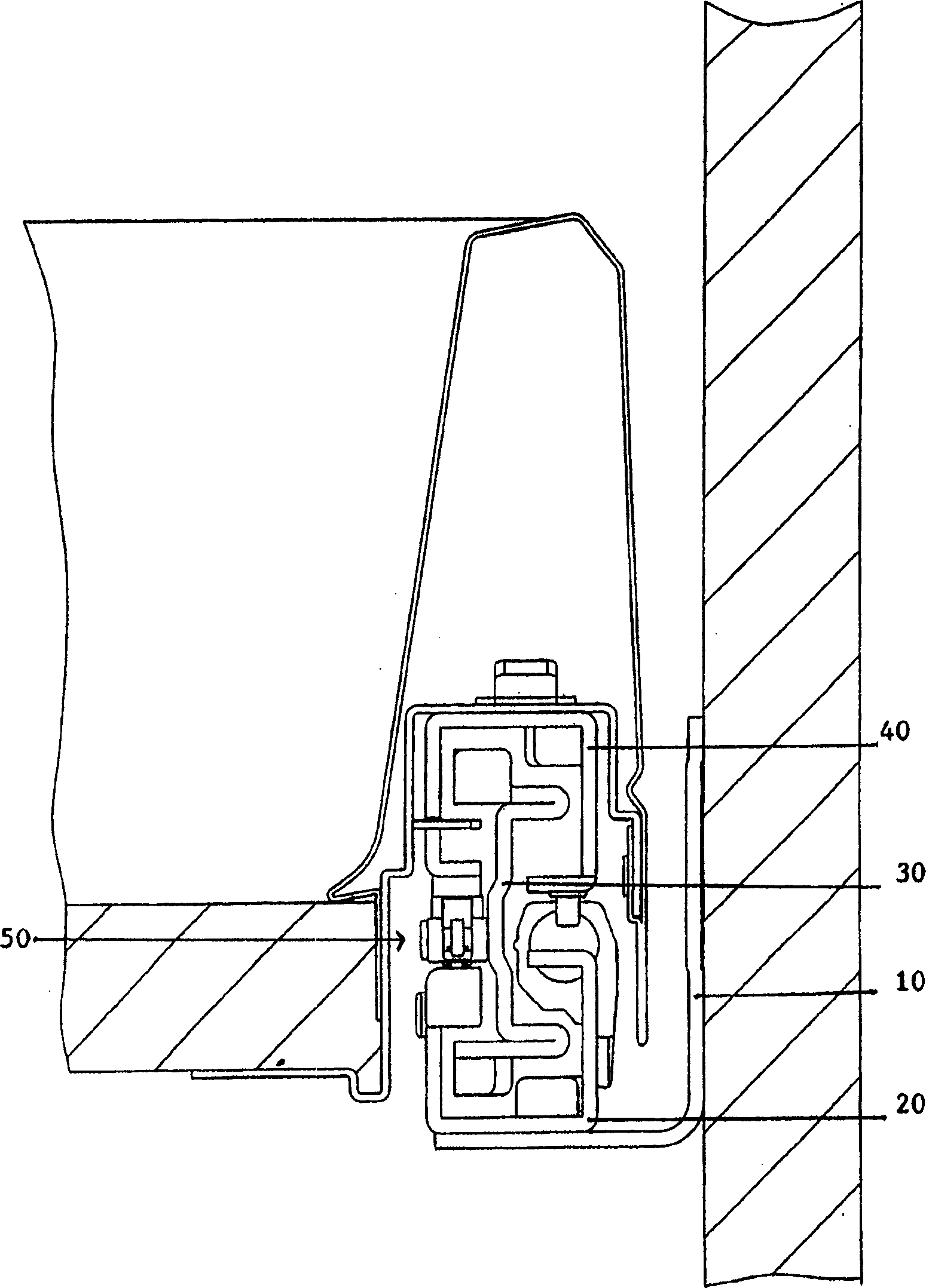 Drawer guide rail assembly