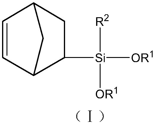 Norbornene organo-dialkoxysilane compound and preparation method thereof