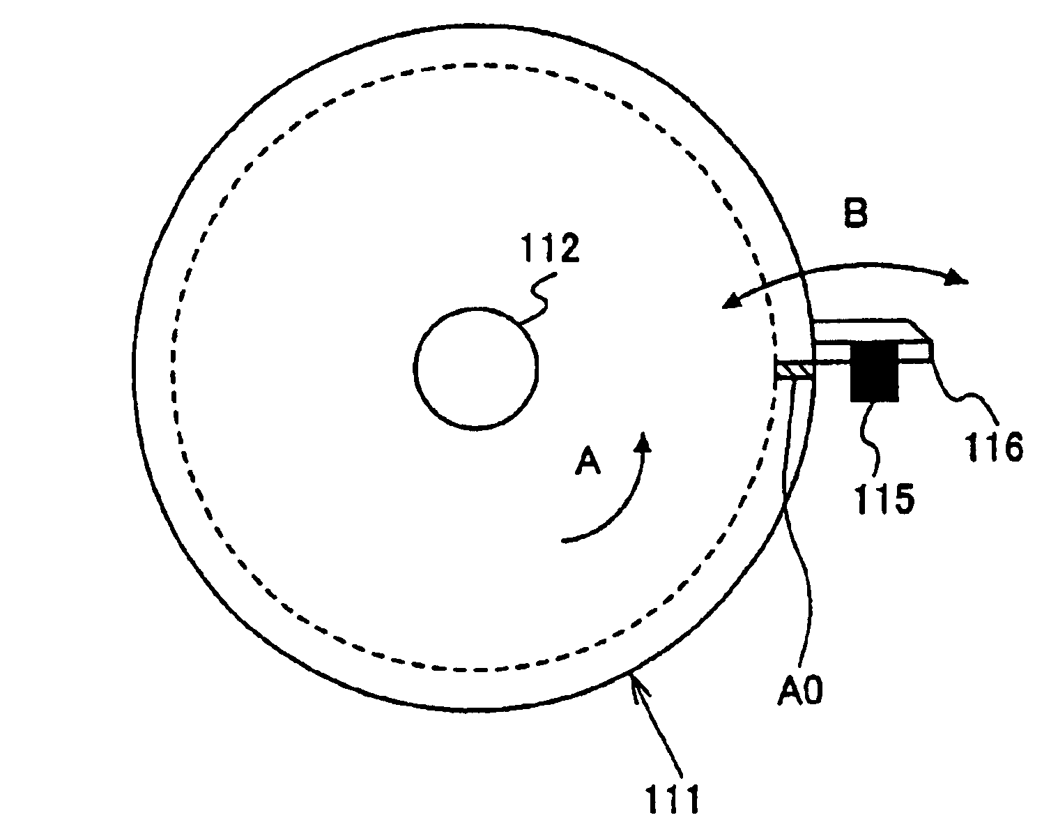Disk unit having mechanism for loading and unloading head uniformly in circumferential direction of a disk