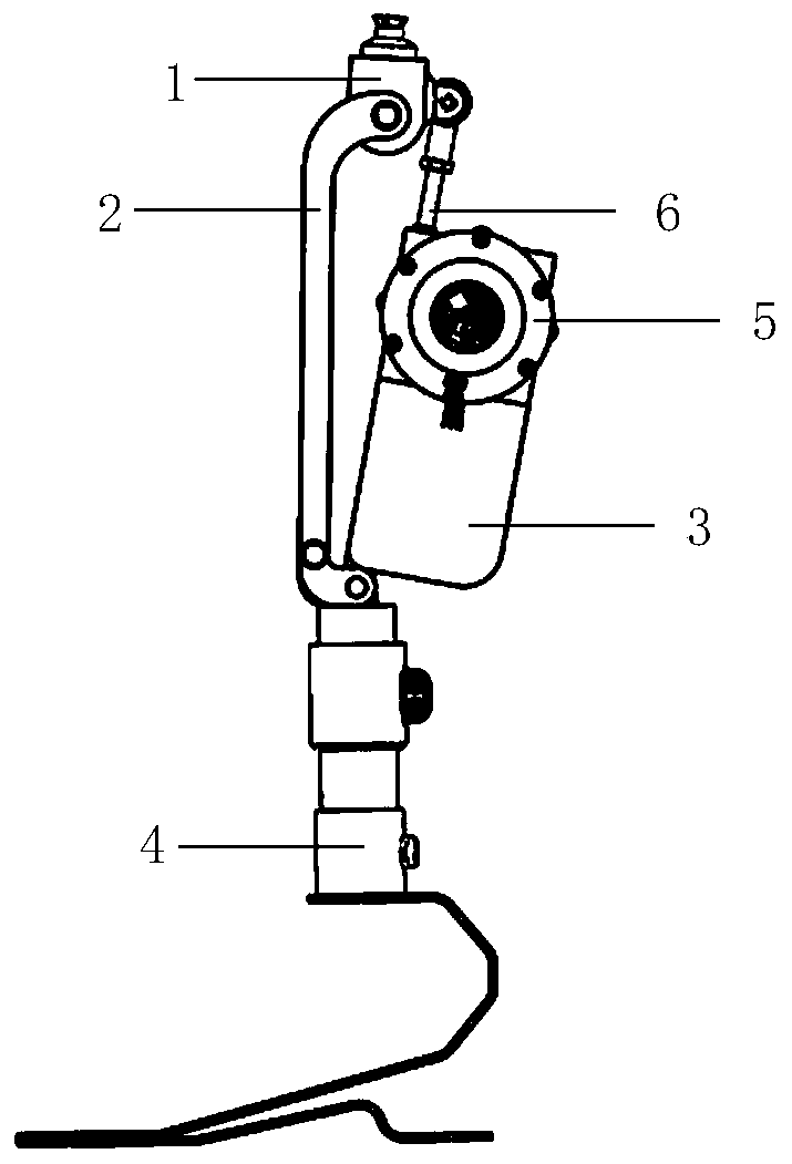 A single-degree-of-freedom active knee prosthesis based on a closed hydraulic drive circuit