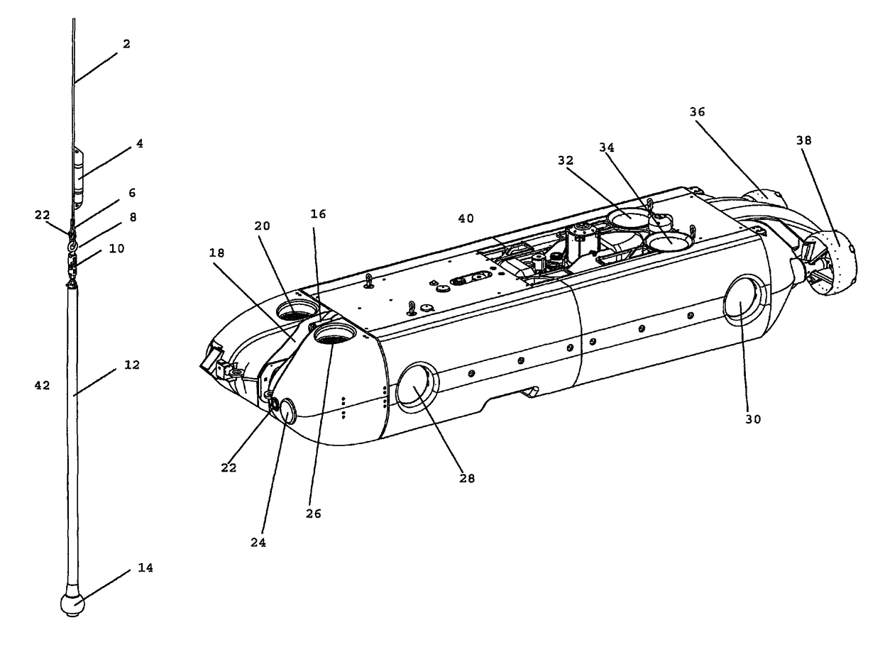 System and method for automated rendezvous, docking and capture of autonomous underwater vehicles