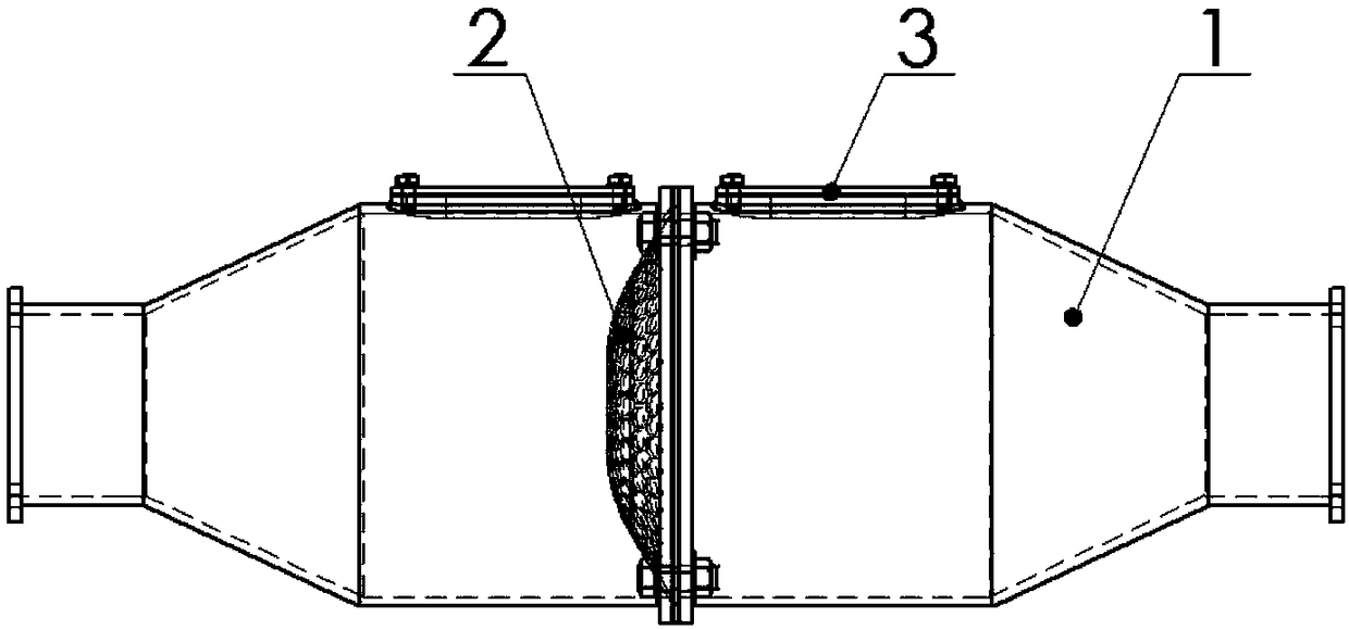 Backwashing solid-liquid separation device