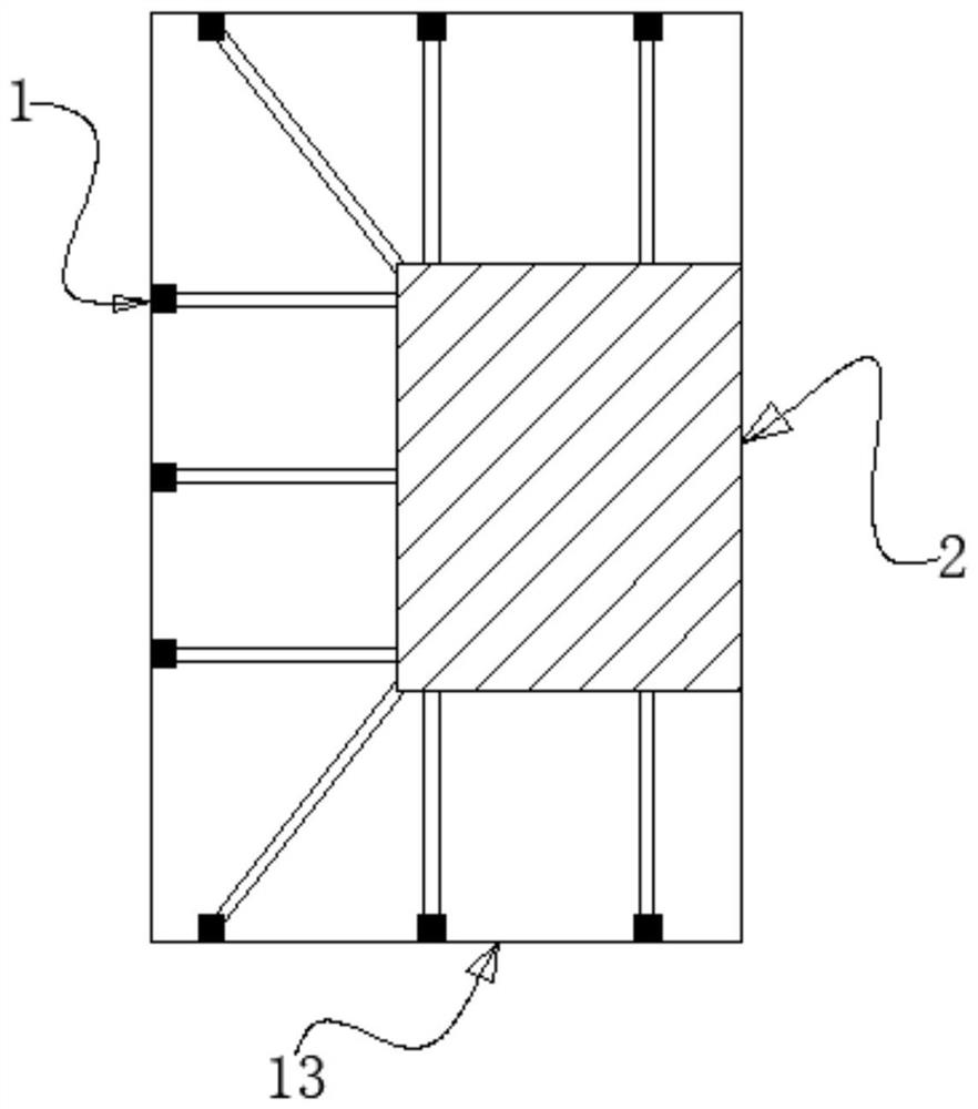 Fabricated energy dissipation extension arm structure system