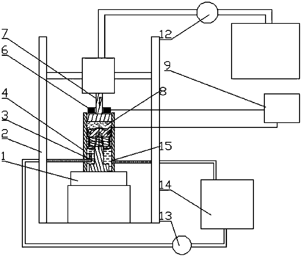 A piston testing device