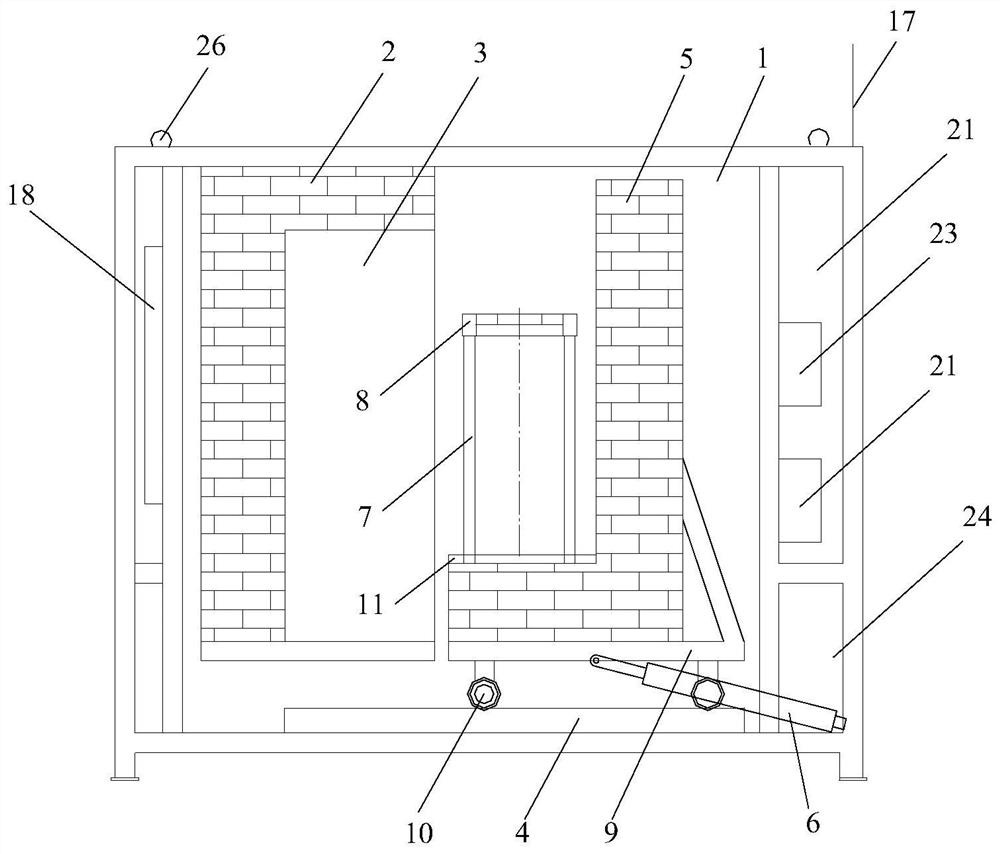 Functional ceramic thermostatic furnace for submerged entry nozzle of continuous casting tundish