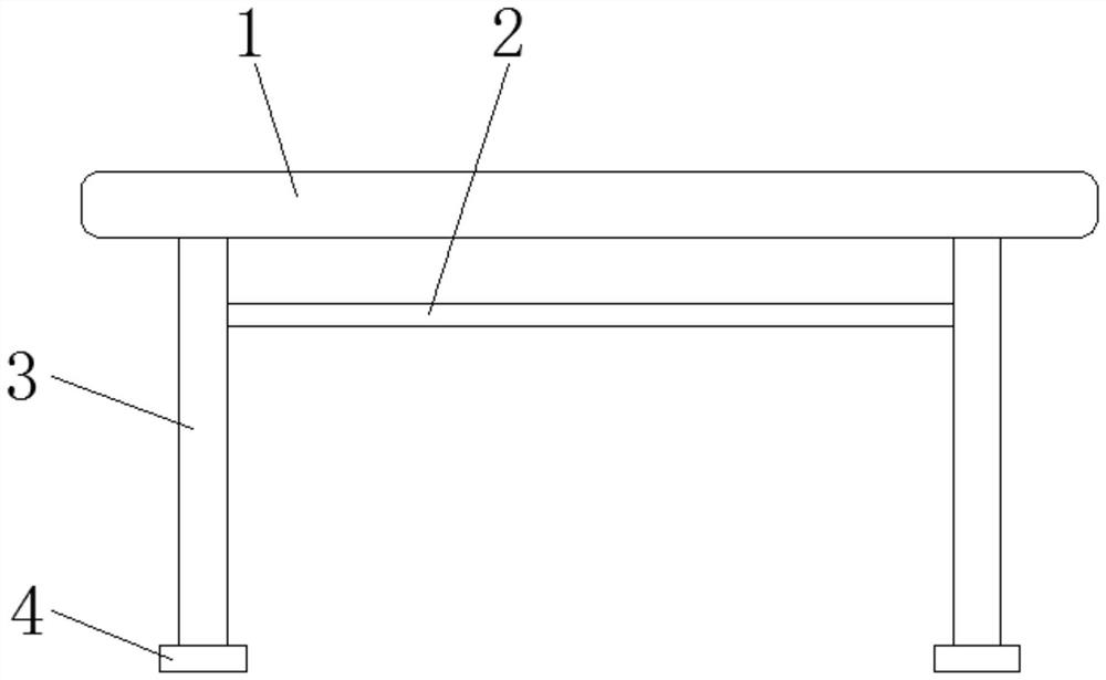 Bamboo dining table and processing technology thereof