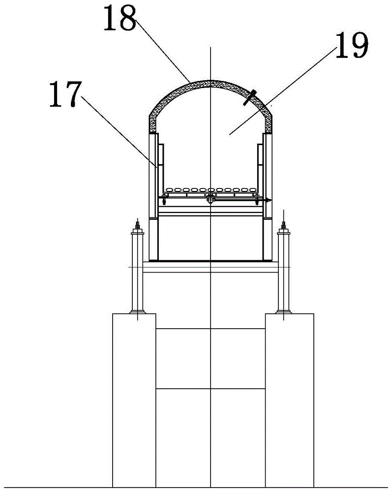 Continuous ore reduction and hot delivery steelmaking device