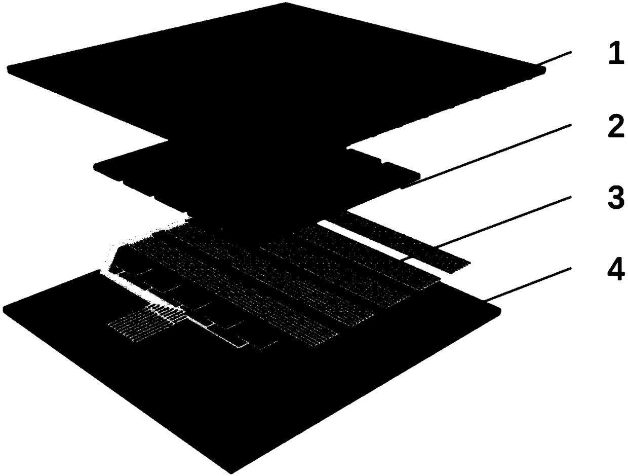 Flexible resistive-type pressure sensor array and preparation method therefor