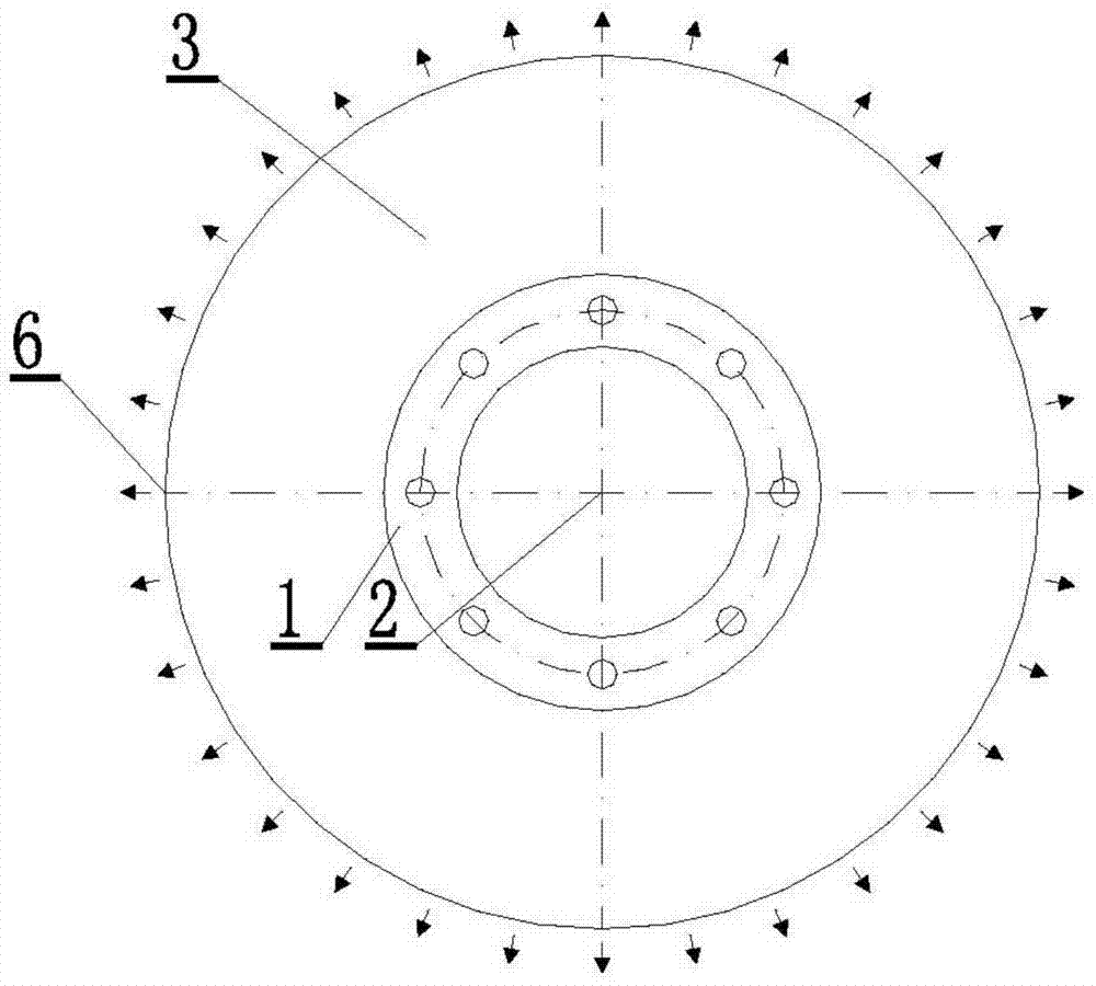 Method for natural temperature stratification in cold accumulation water tank and device for uniformly distributing and collecting water