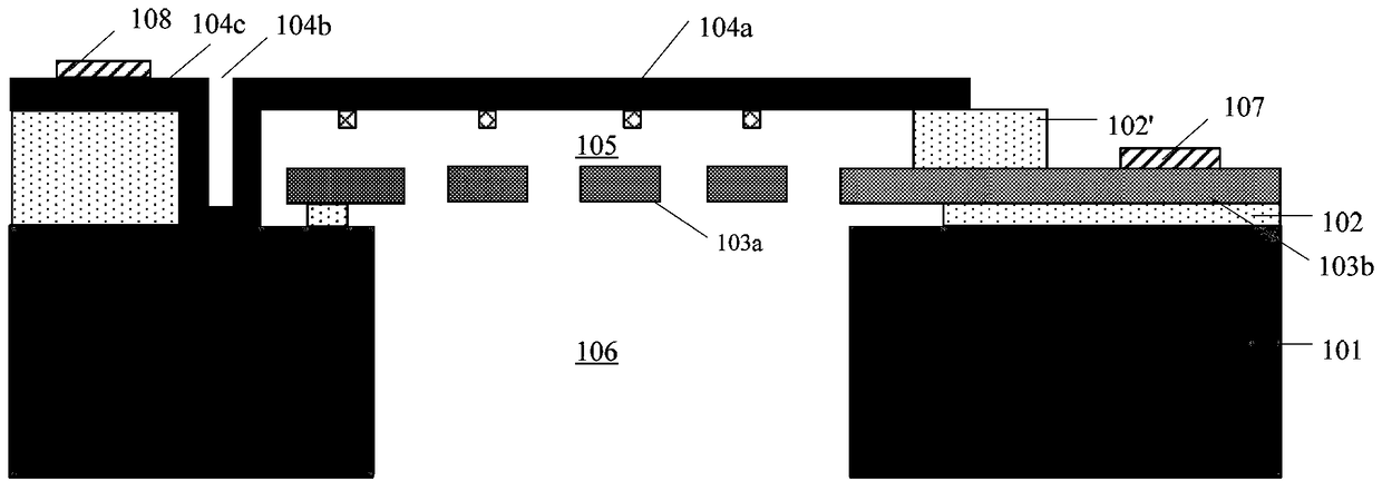 A kind of mems microphone structure and manufacturing method thereof