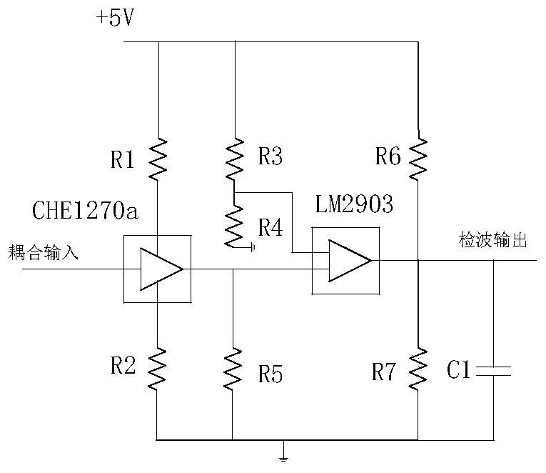 Millimeter wave power detection circuit
