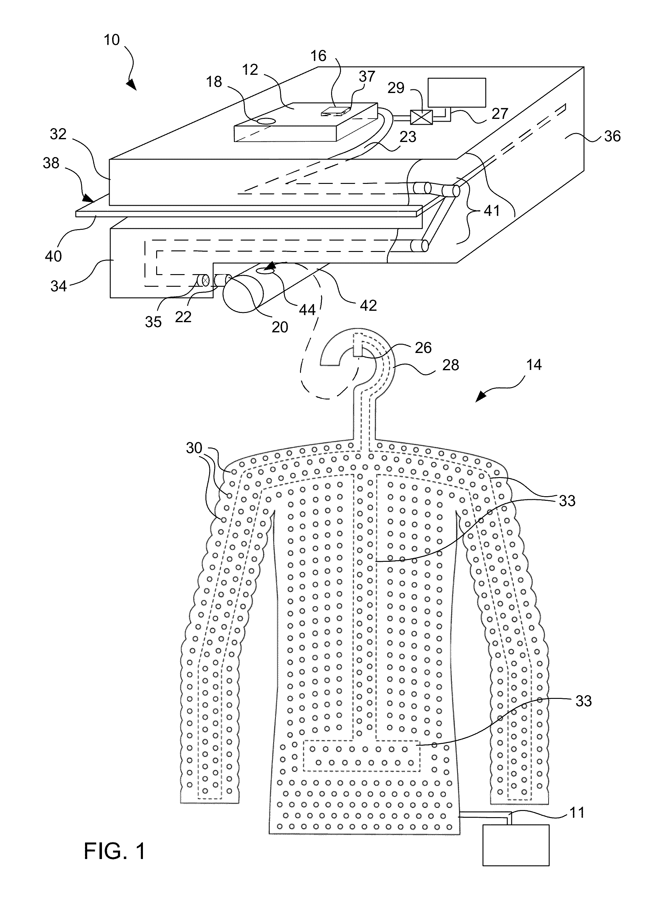 System for steam treatment of textiles