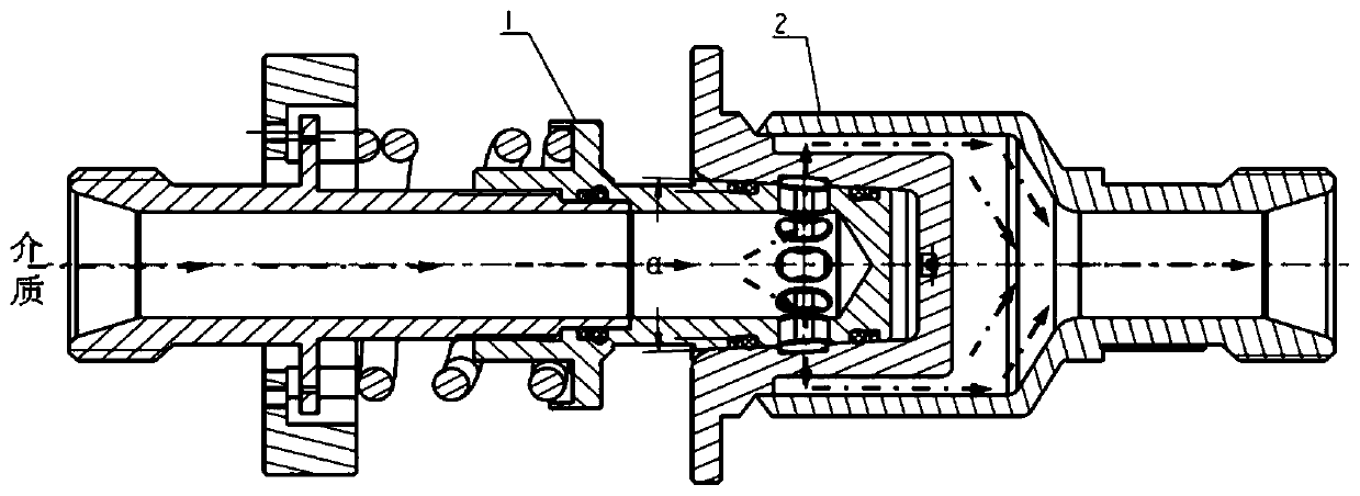 A low separation load joint with flexible self-compensation