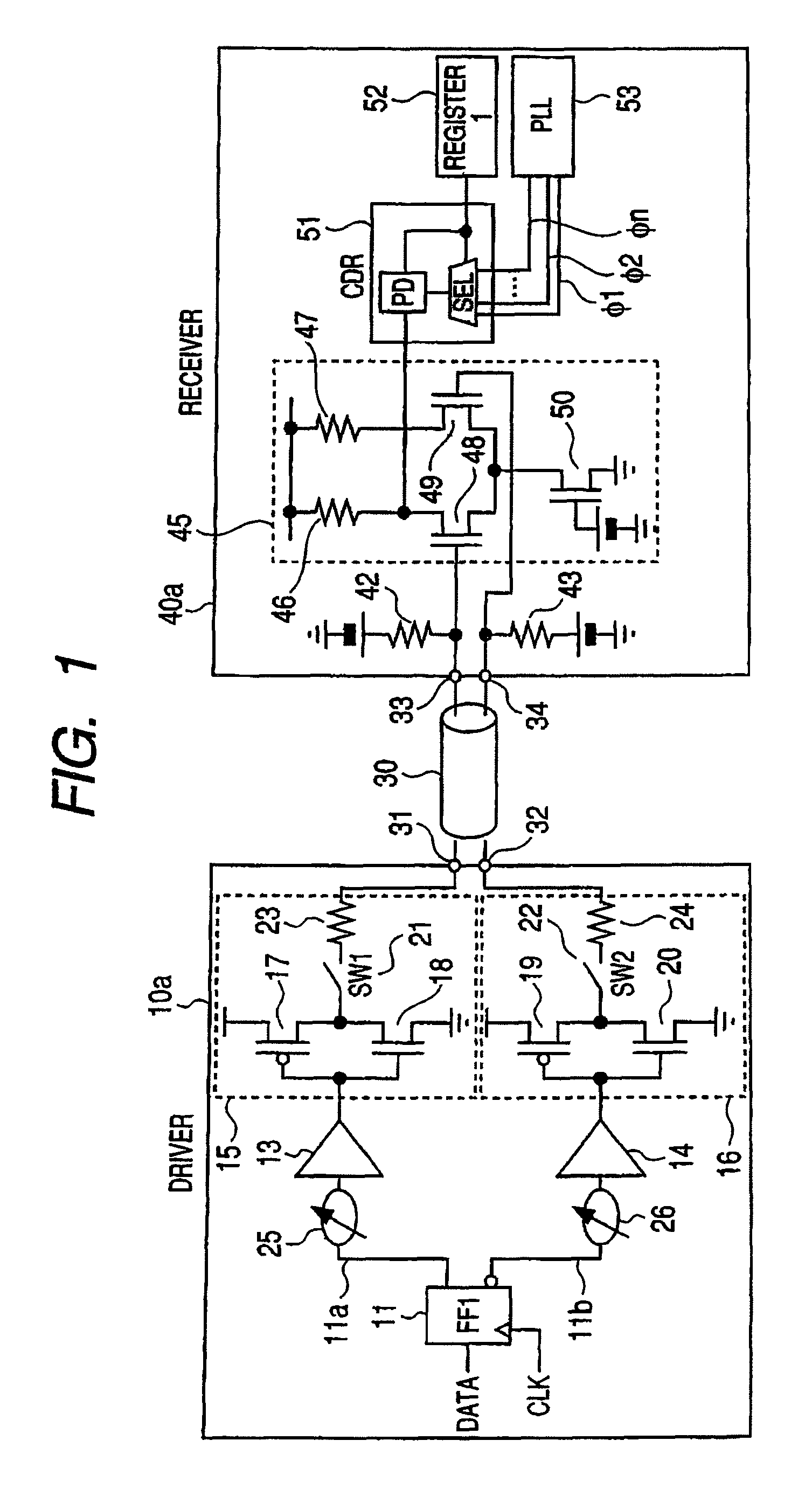 Differential signaling system and method of controlling skew between signal lines thereof