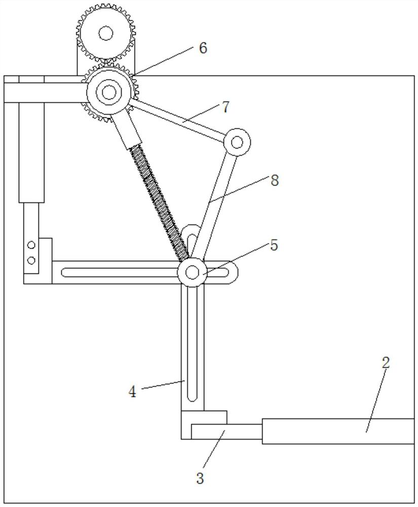 High-precision table leg cutting machining device