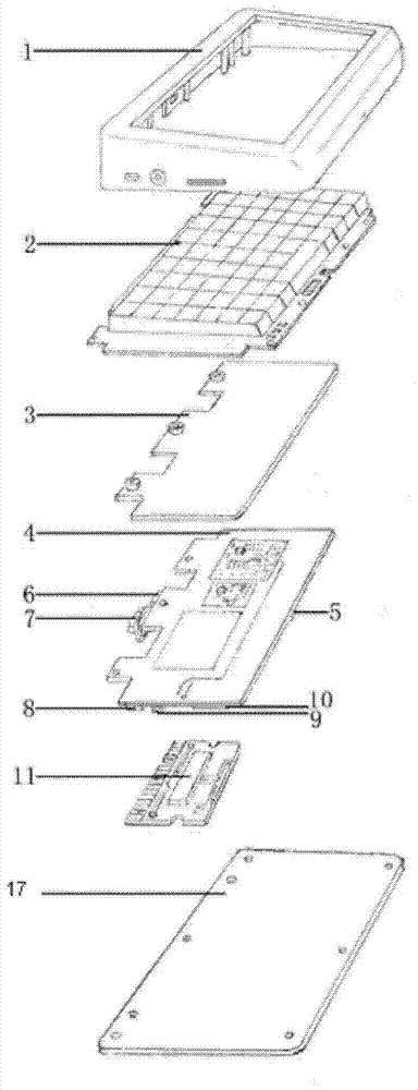 Keyboard device with operating system and computer components