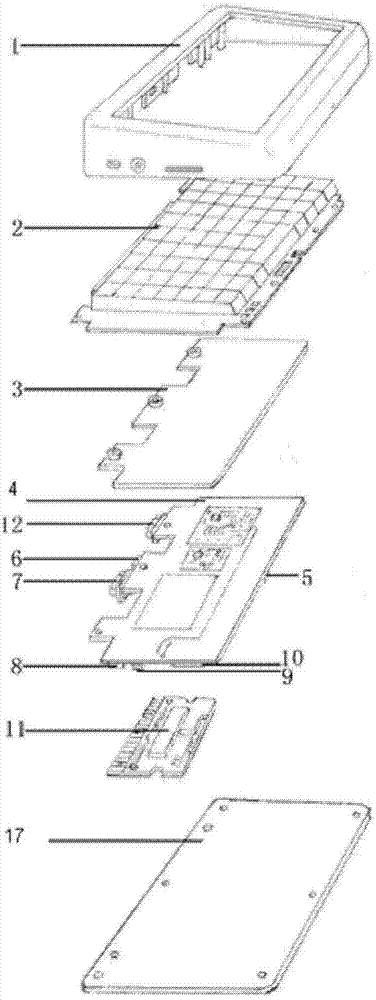 Keyboard device with operating system and computer components