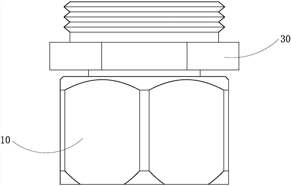 Water-saving type faucet nozzle