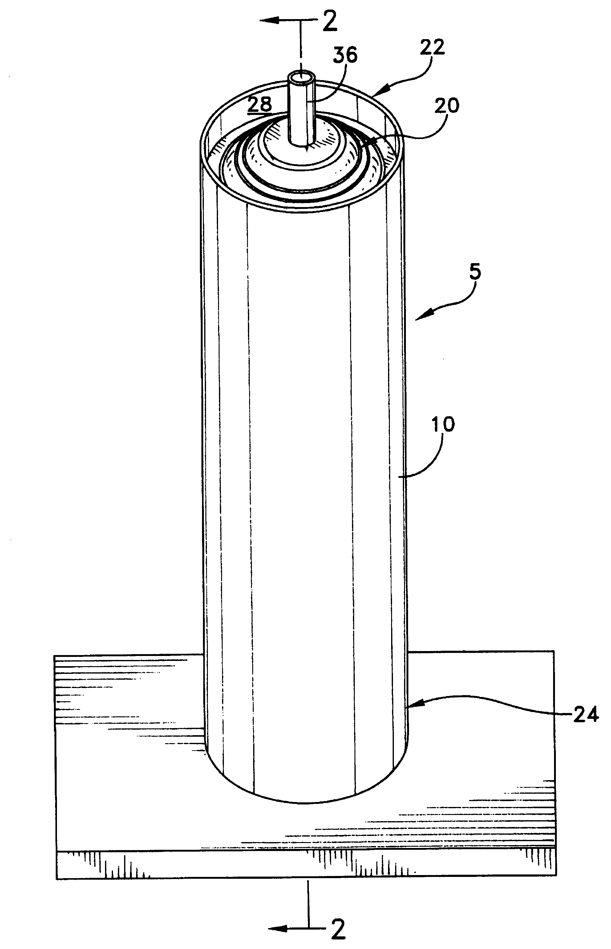 Deformable end cap for heat pipe