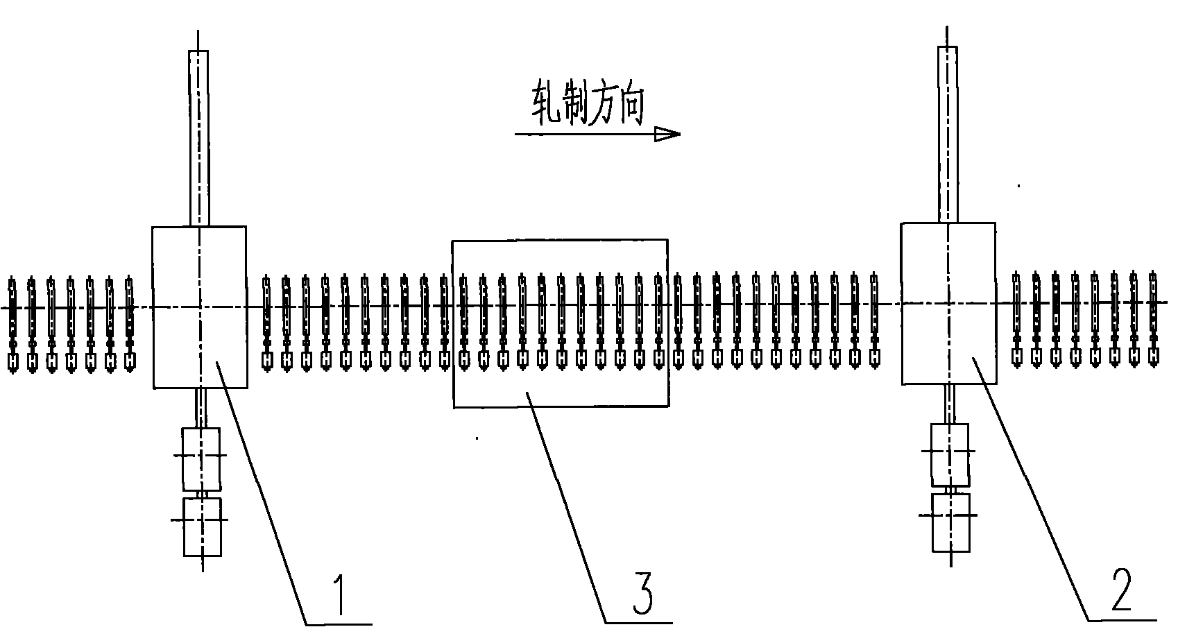 Cooling method of heavy and medium plate controlled rolling intermediate blank