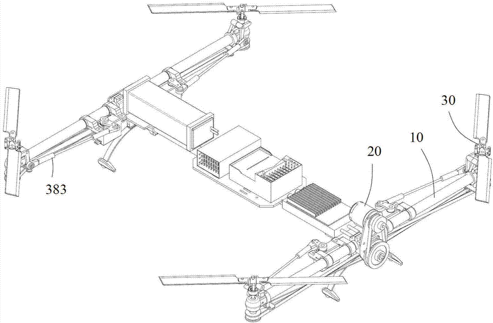 Method and device for controlling multi-rotor wing variable pitch aircraft