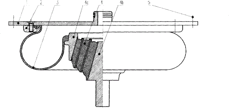 Installing and separating mode and device of air spring system