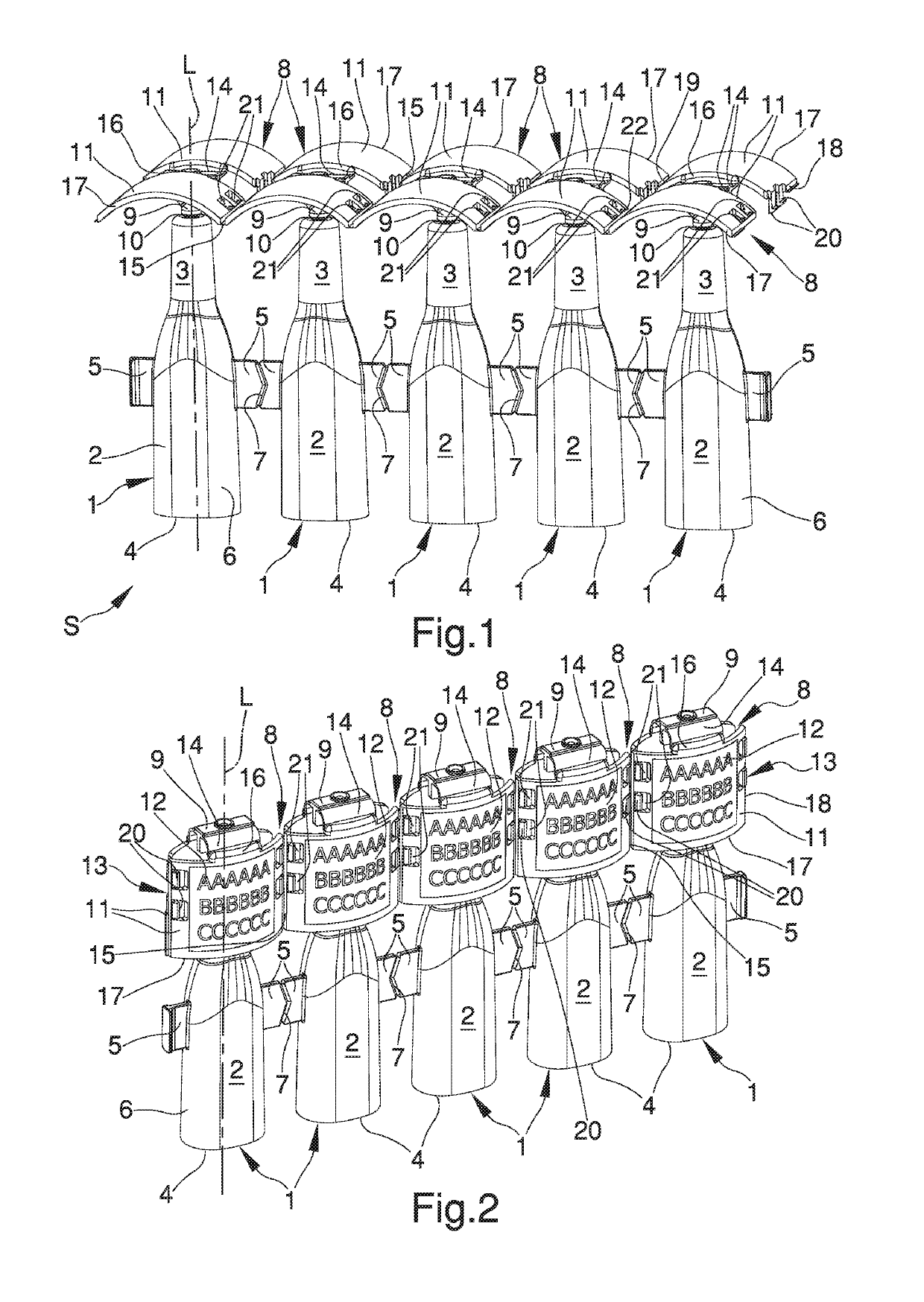 Container for fluid products, particularly for medical products, pharmaceuticals, cosmetics, food or the like