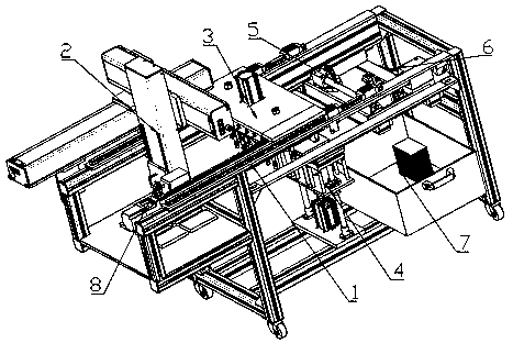 Film-tearing decontamination device for display screen