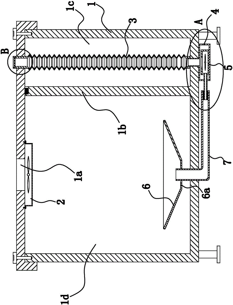 Computer heat dissipation structure